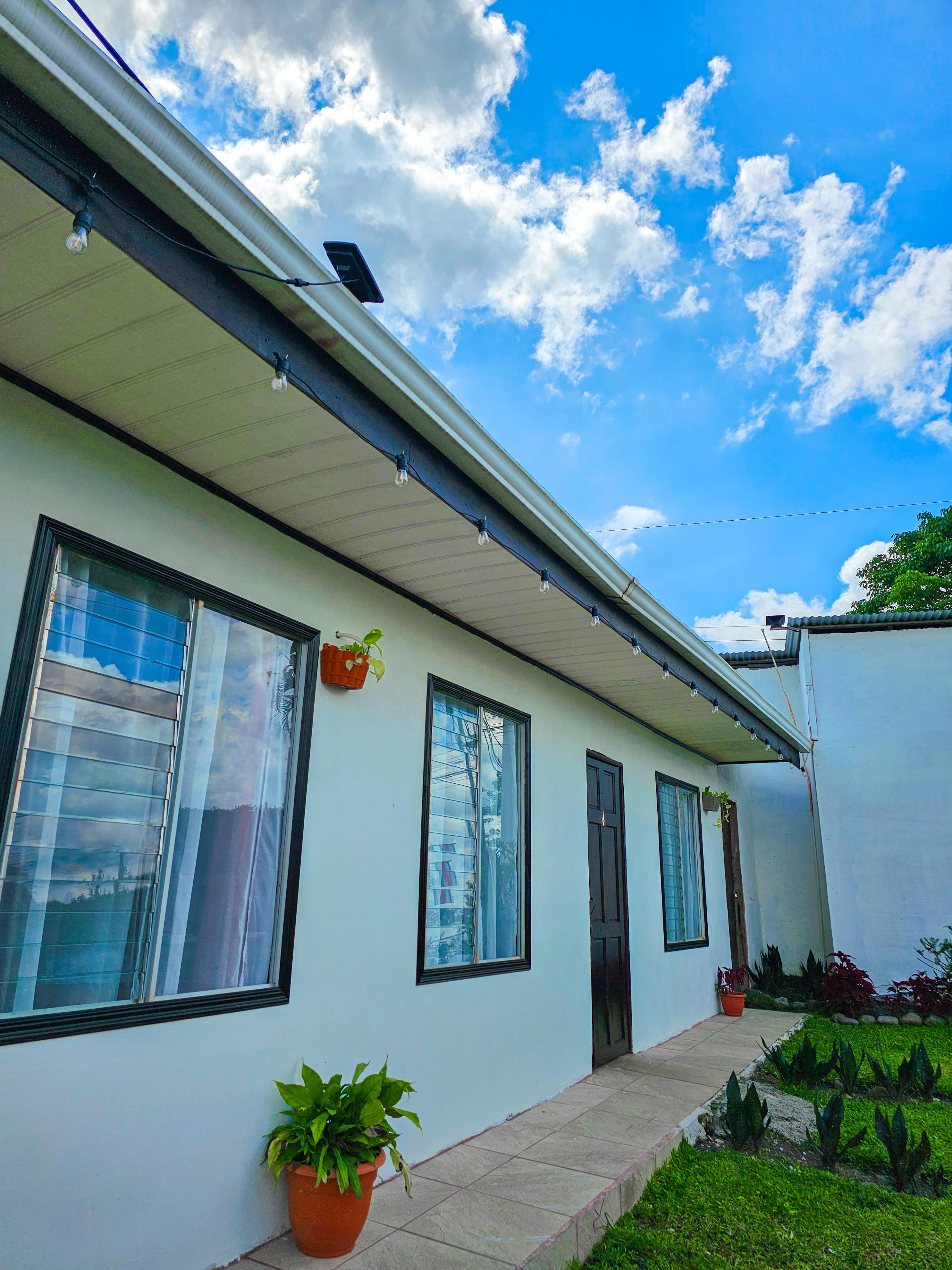 Aerial view of Guayabón Cabin 2 in the Costa Rican landscape